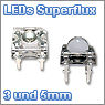 SMD Superflux in verschiedenen Farben, 3 und 5mm